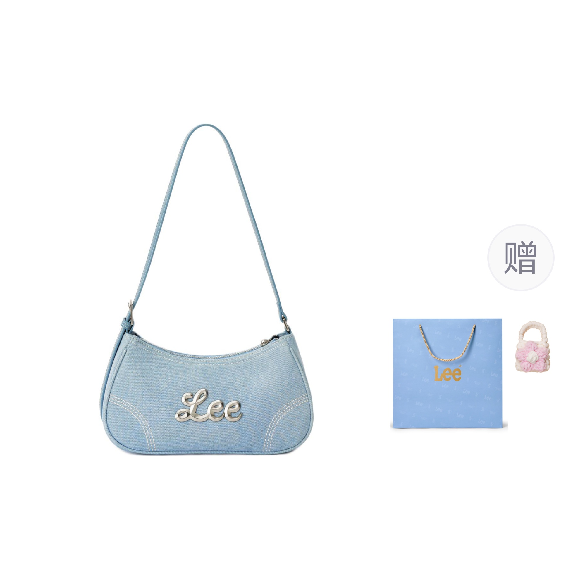 

Lee Тканевая сумка через плечо женская разноцветная, Light Blue (Limited Time Gift)