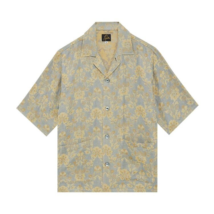 

Рубашка Needles Jacquard Cabana Shirt, серый