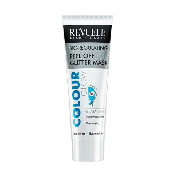 

Маска для лица с гиалуроновой кислотой Peel Off Glitter Mask Revuele, 80 ml