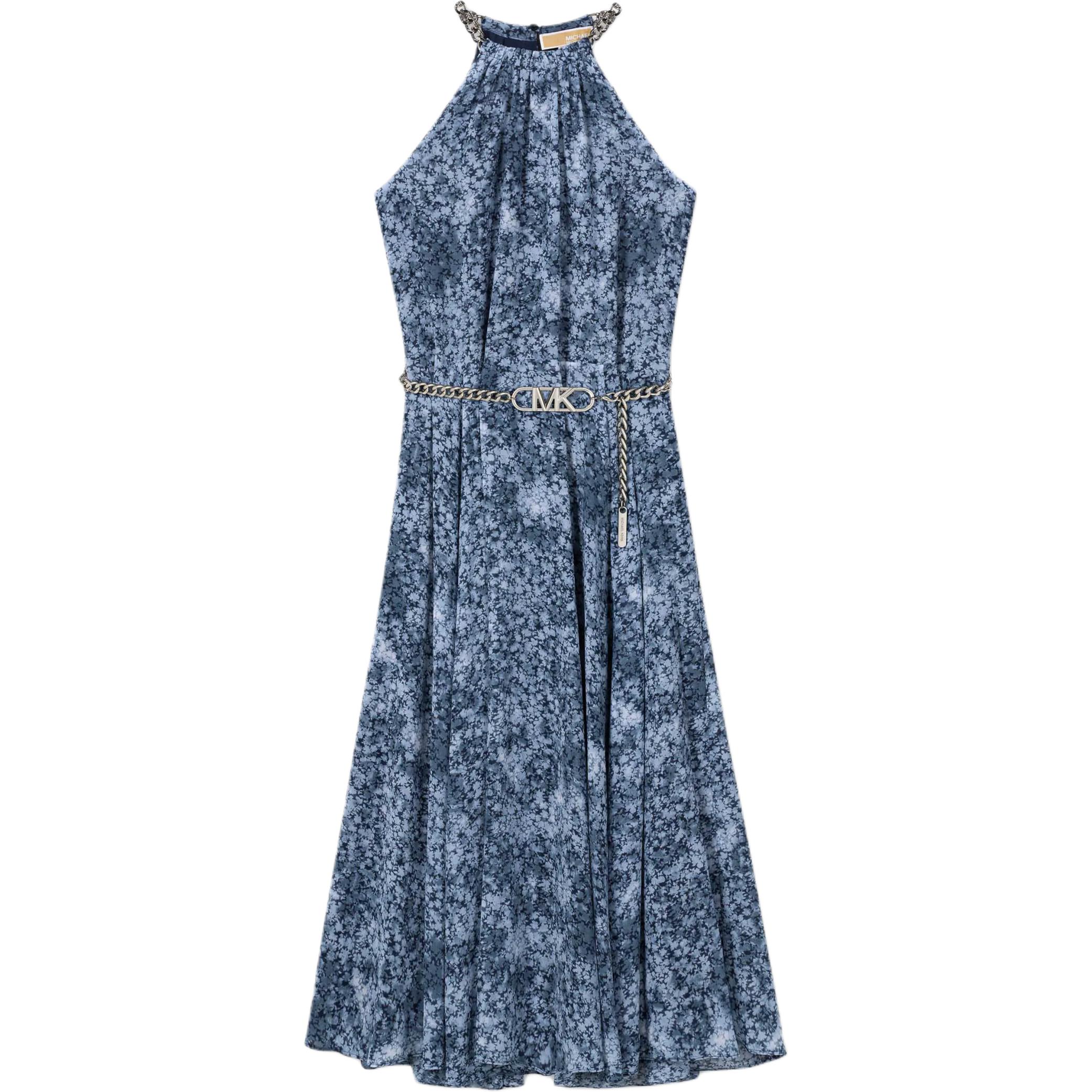

MICHAEL KORS Женское синее платье-комбинация