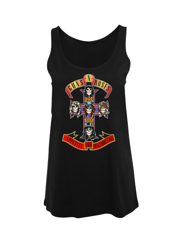

F4NT4STIC Майка Guns 'n' Roses Appetite For Destruction, черная