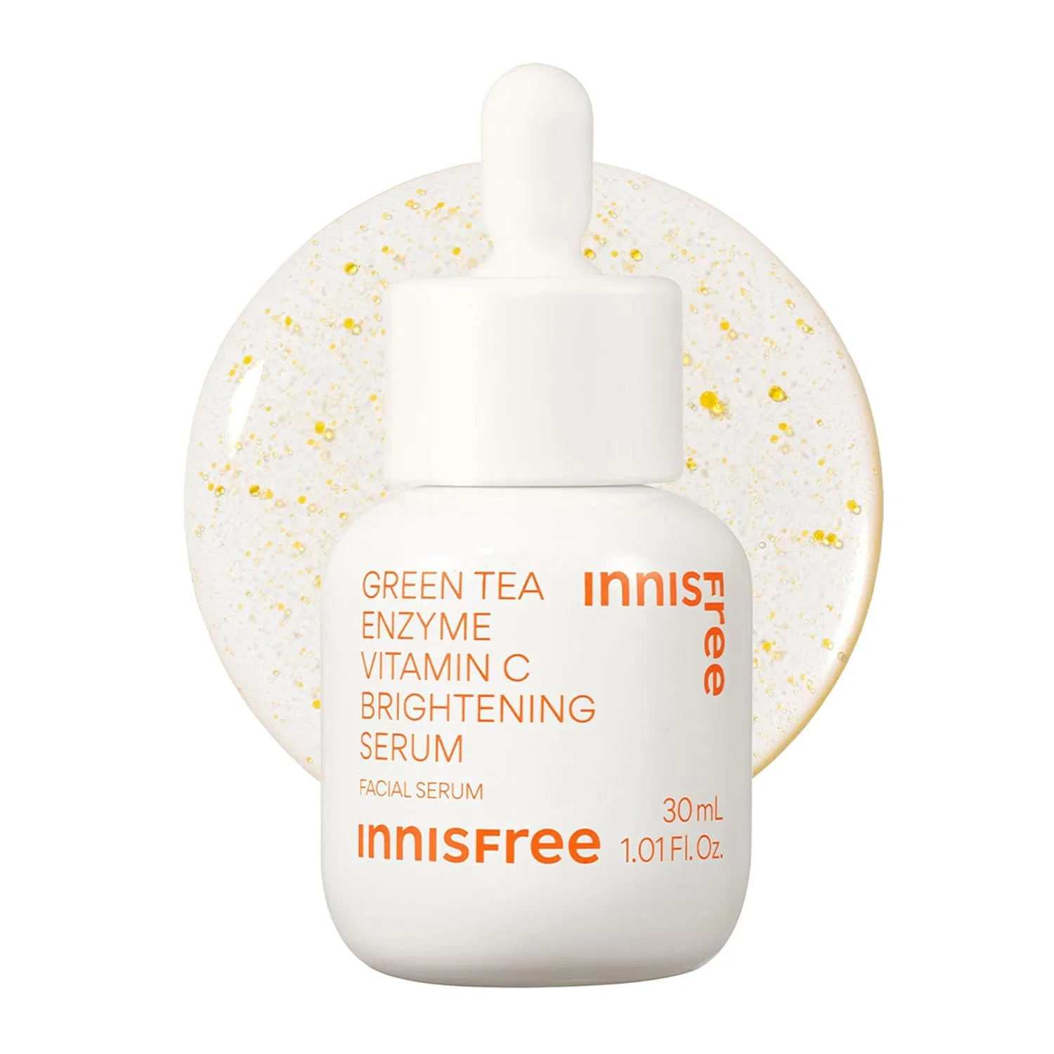 Осветляющая сыворотка с энзимами зеленого чая и витамином C «Green Tea Enzyme Vitamin C Brightening Serum» от INNISFREE Innisfree