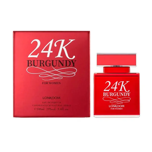 Туалетная вода для женщин LONKOOM 24K Burgundy 100 мл — фото 2