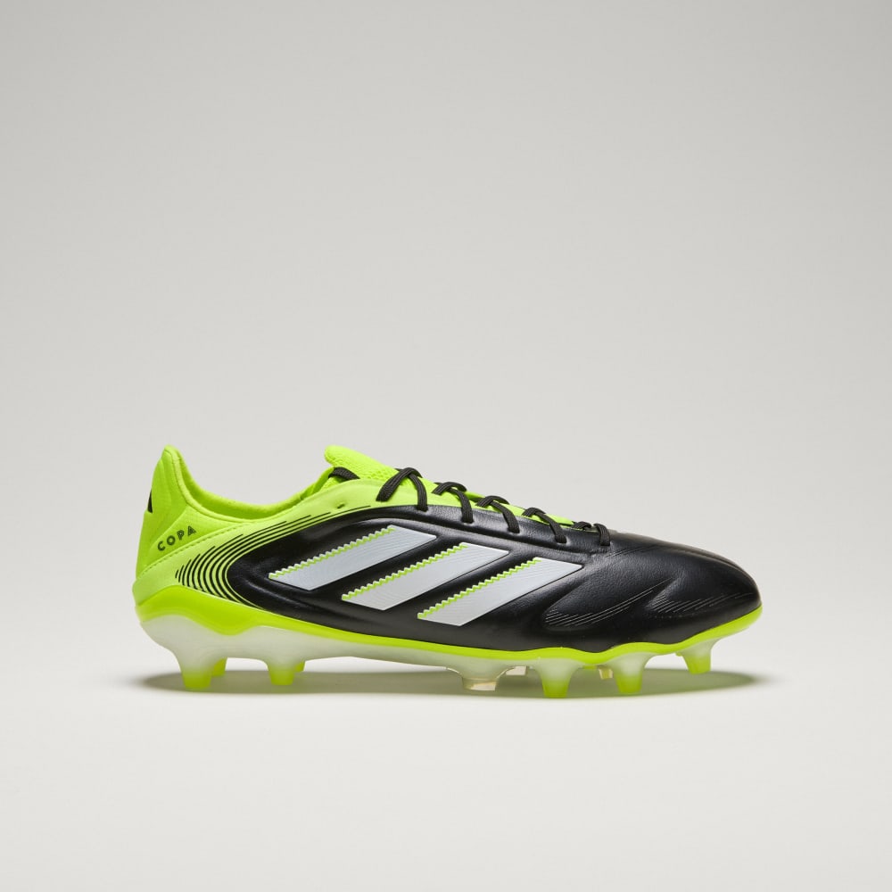 Бутсы Adidas Copa Pure 3 Elite Firm Ground Cleats, цвет Core Black/Cloud White/Lucid Lemon — фото 3