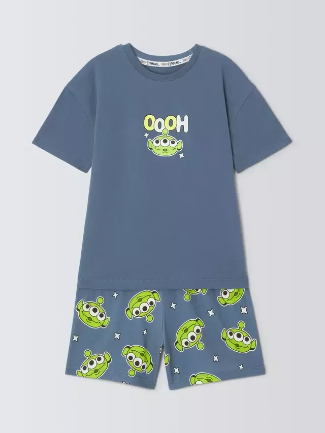Детский короткий пижамный комплект Disney Pixar Cotton Toy Story, винтажный, цвет индиго Brand Threads — фото 3