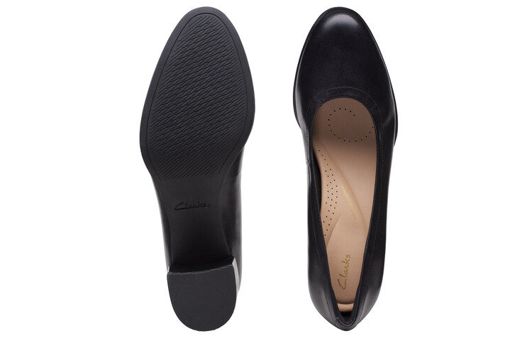 Туфли на высоком каблуке Frewa Series женские черные Clarks — фото 3