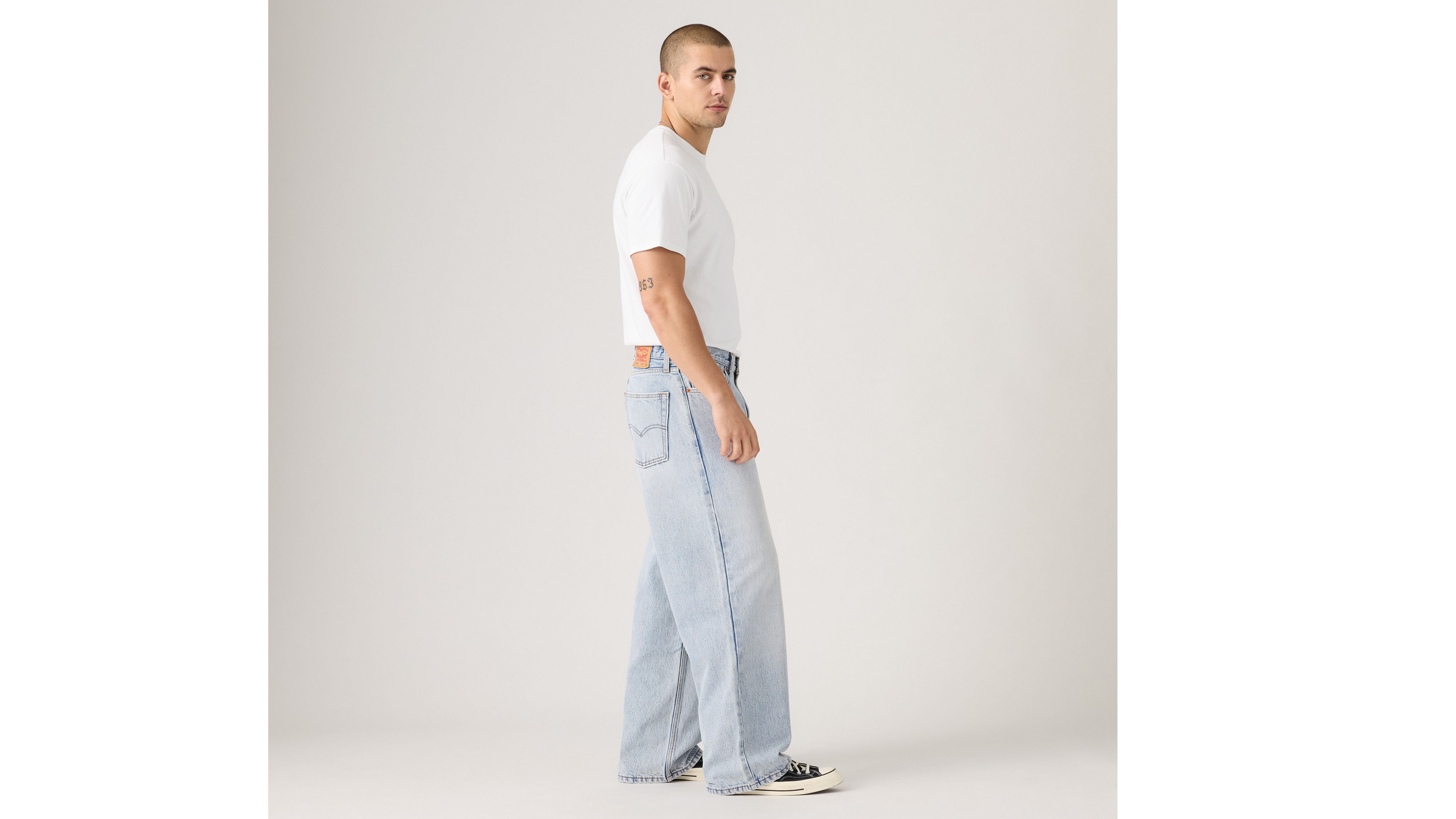 Очень мешковатые мужские джинсы Levi's, Bag Secured - Light Wash — фото 3