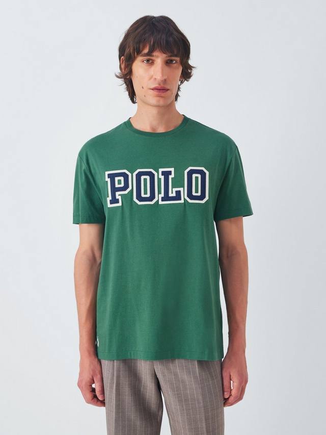 

Классическая поло футболка Varsity из хлопка Ralph Lauren, Washed Forest