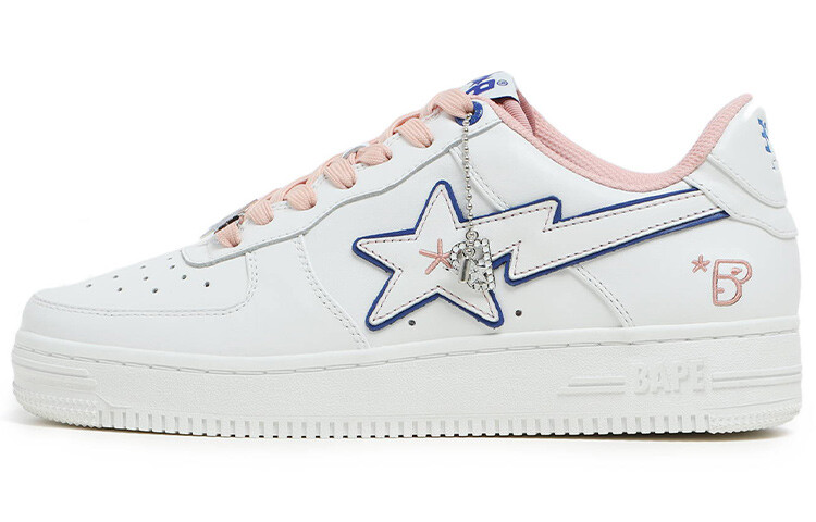 BAPE Bape Sta BAPY Белый Розовый Женский A Bathing Ape
