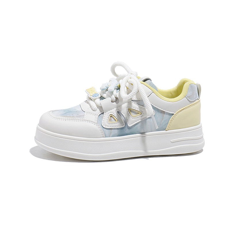 

Babaya Slip Resistant Anti Kick легкие амортизирующие низкие детские кроссовки для скейтбординга Yellow для подростков