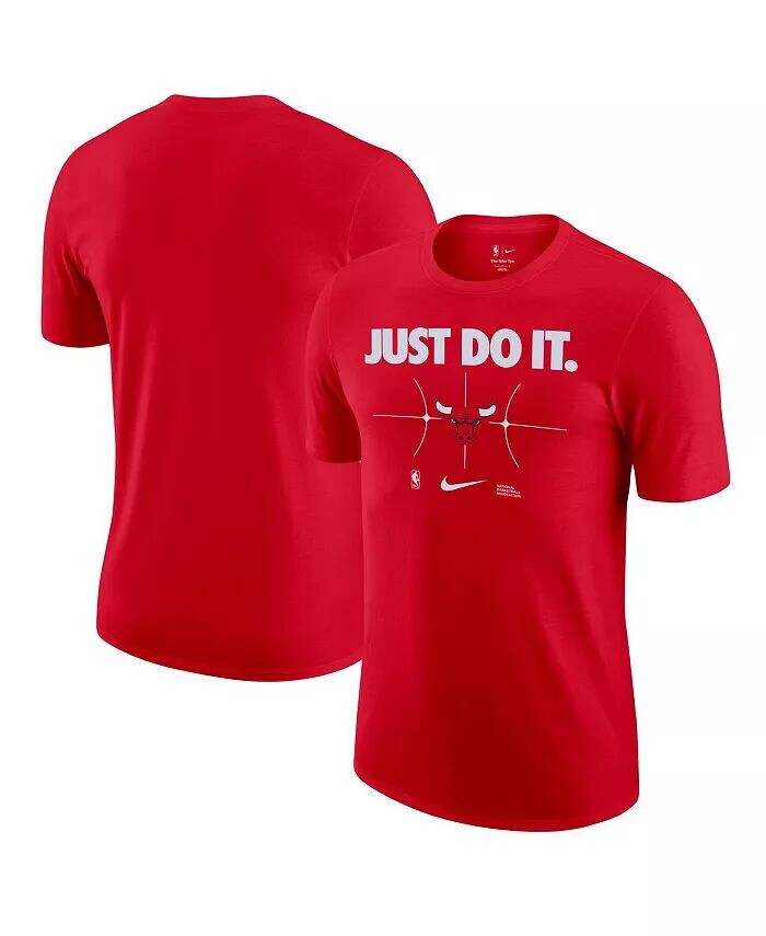 

Мужская футболка Red Chicago Bulls Just Do It Nike, красный
