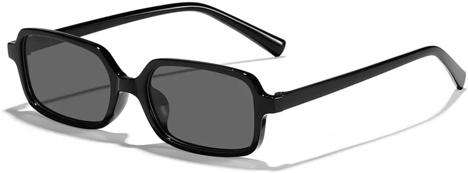 

Женские солнцезащитные очки в панк-стиле с маленькой оправой и защитой от УФ-излучения UV400, для занятий спортом на открытом воздухе, бега и езды на велосипеде generic, Black Gray