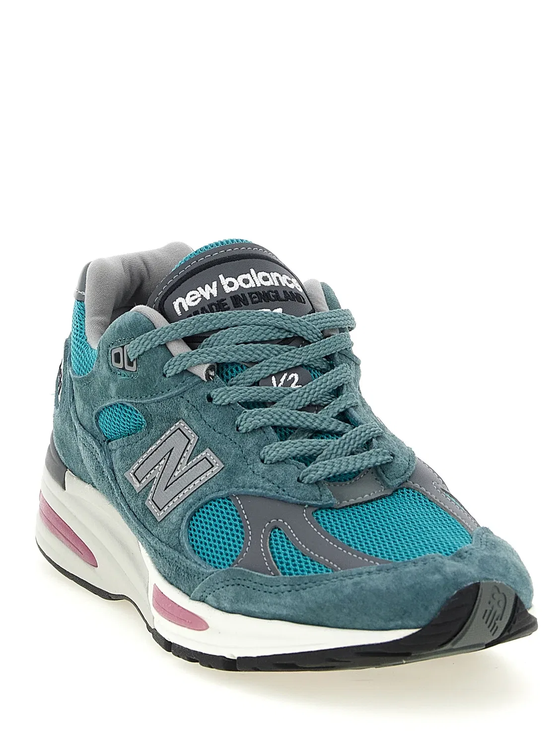 Кроссовки 'Сделано в Великобритании 991v2' NEW BALANCE, зеленый — фото 2