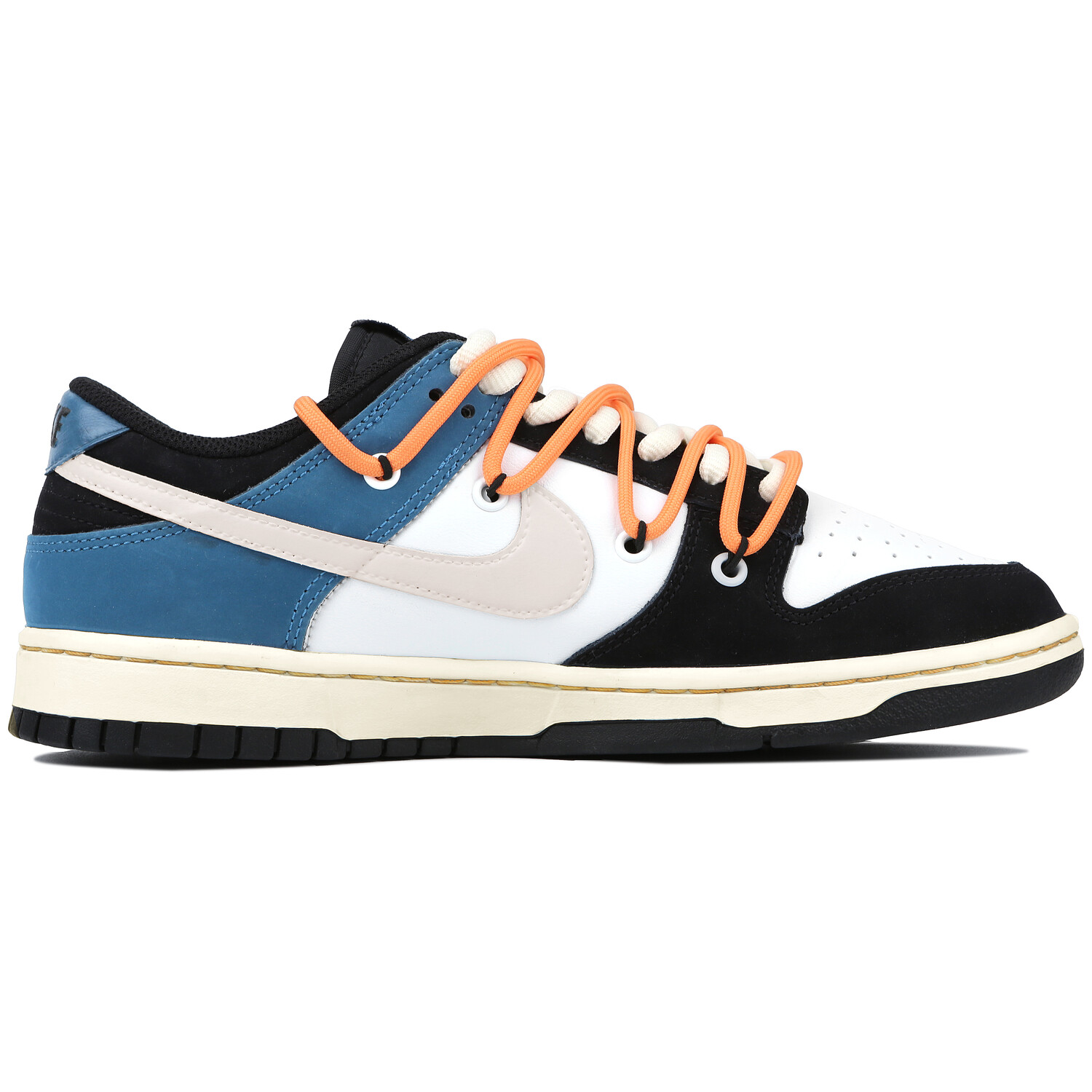 

Кроссовки Nike Dunk Skateboarding Shoes Unisex Low-top White/blue/black, черный