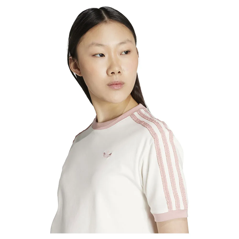 Футболка с коротким рукавом adidas Originals Ruffle 3 Stripes, белый — фото 4