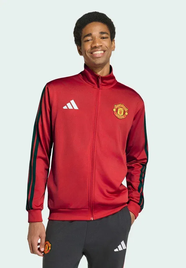 Толстовка Adidas Performance Manchester United DNA Track Top Club Wear, красный