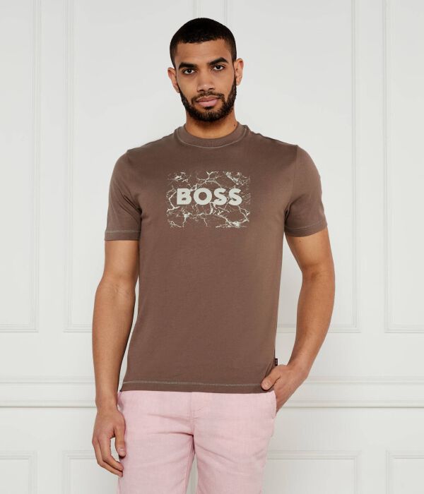 

Футболка te_logospace Regular fit Boss Orange, коричневый