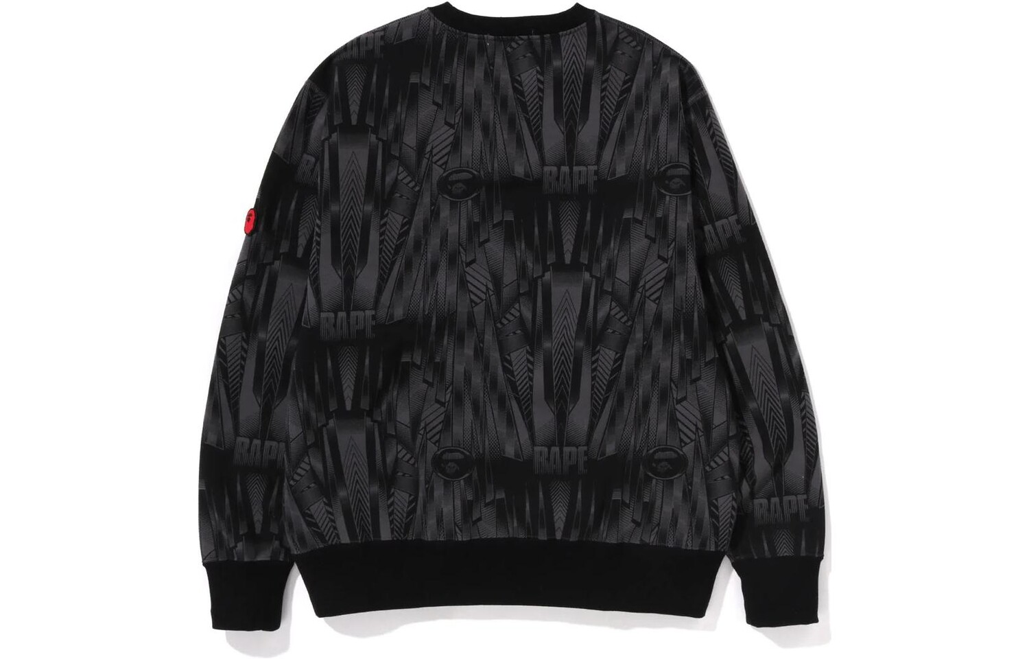 BAPE Speed Racer свободный крой с круглым вырезом A Bathing Ape, черный — фото 2