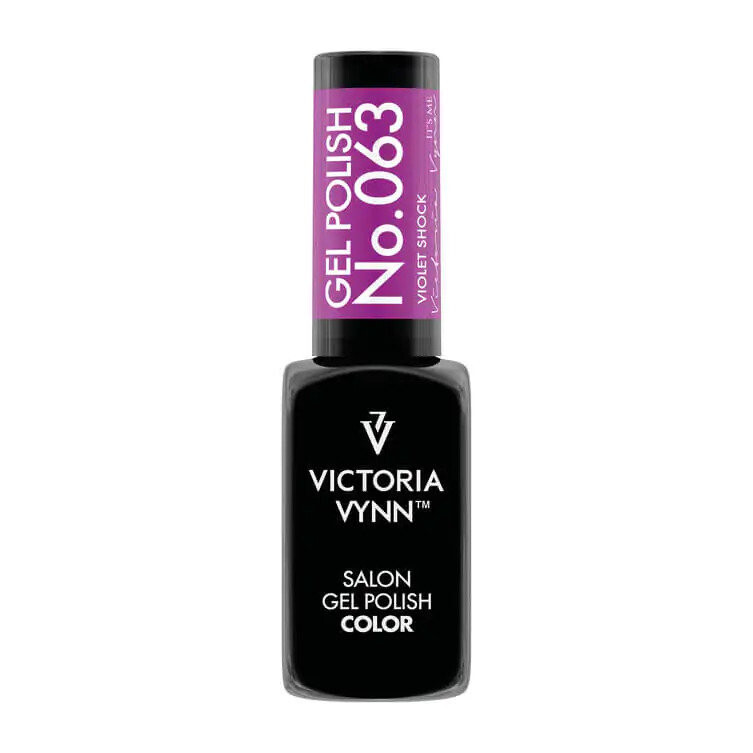 

Лак гибридный для ногтей Victoria Vynn 063 Violet Shock, 8 мл