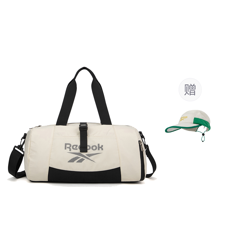 

Reebok 17,6 л Тканевая дорожная сумка Унисекс Туманисто-зеленый/Таинственно-белый, Jet White