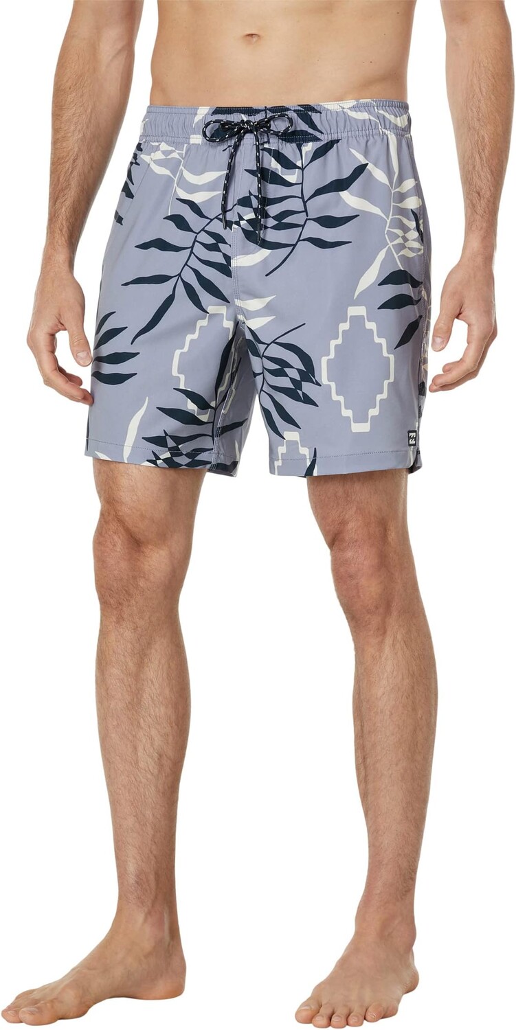 

Шорты для плавания Billabong Sundays Layback 17" Volley, цвет Dusty Purple