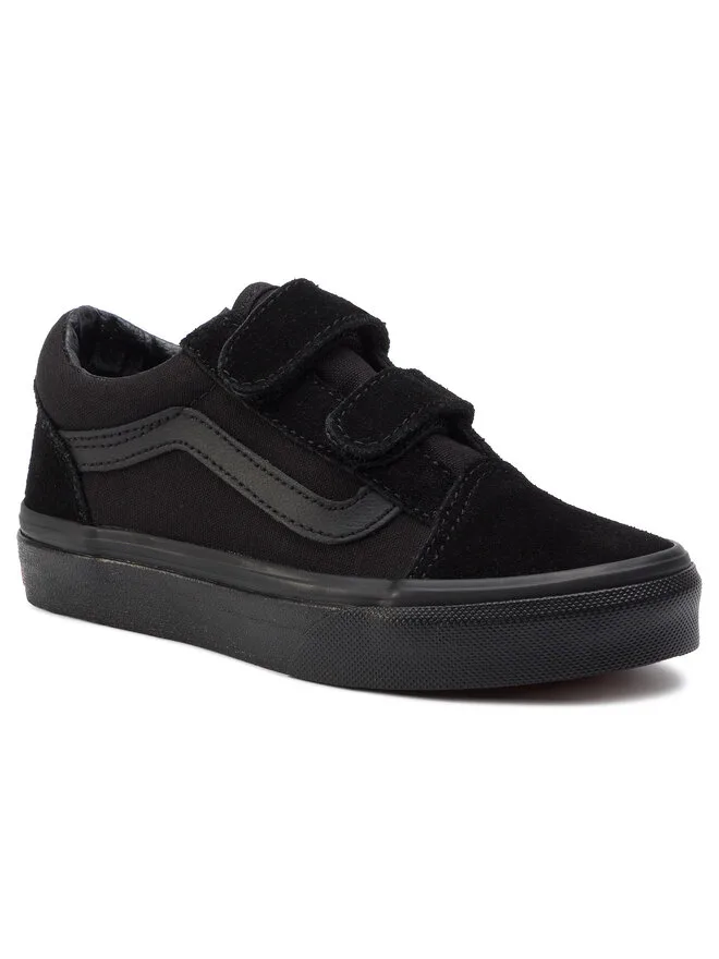 Vans Кроссовки Old Skool V VN000VHEENR1 из черной ткани — фото 2