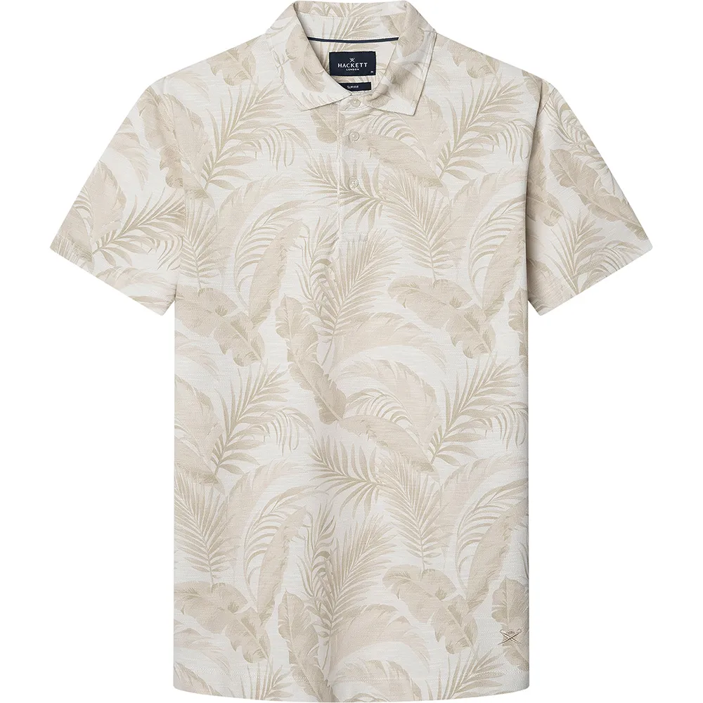 

Поло с коротким рукавом Hackett Palm, бежевый