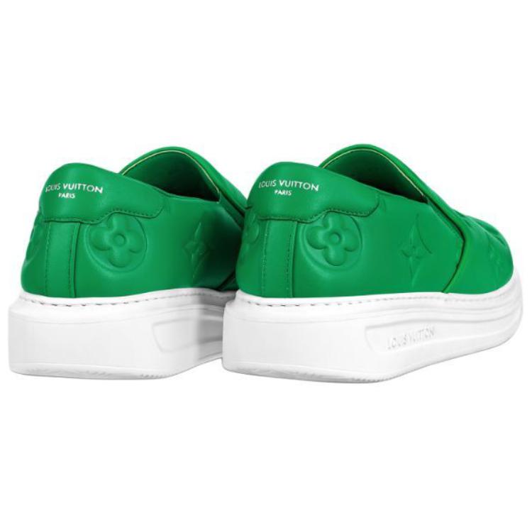LOUIS VUITTON Ботинки Casual Beverly Hills Calfskin мужские Green — фото 4