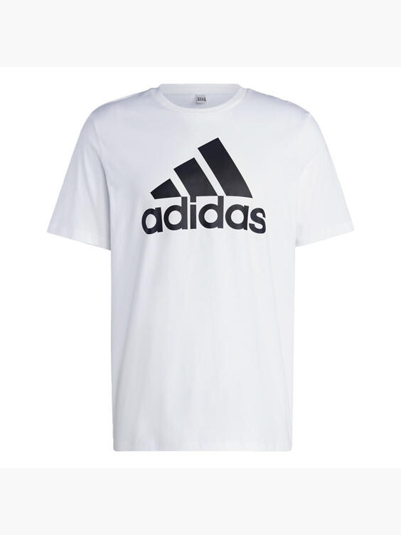 

Футболка из одинарного джерси с большим логотипом Essentials Adidas, белый
