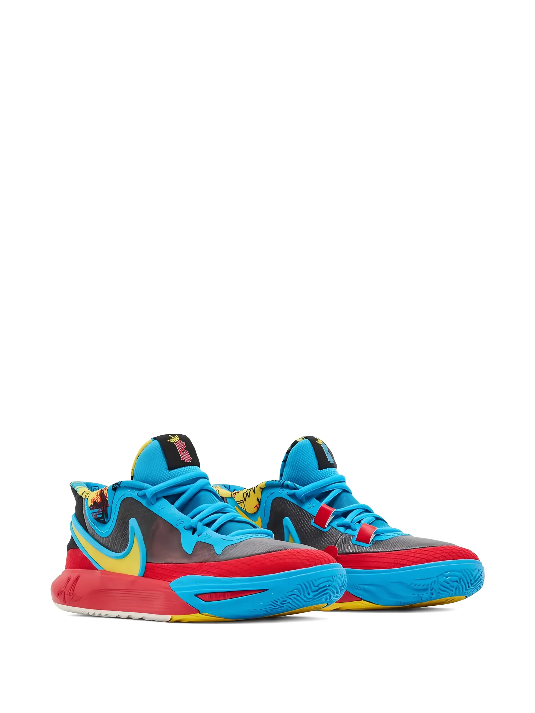 Желтые кроссовки Kyrie 8 tour с высоким берцем Nike — фото 2