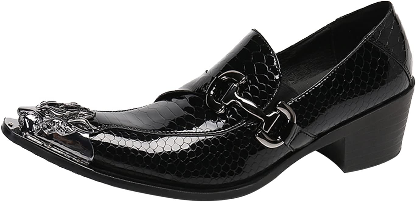 

Мужские лоферы Santimon Zigzag с золотым наконечником в виде льва, без шнурков, оригинальные, модные, удобные, для вечеринок, танцевального зала и свадьбы, из кожи