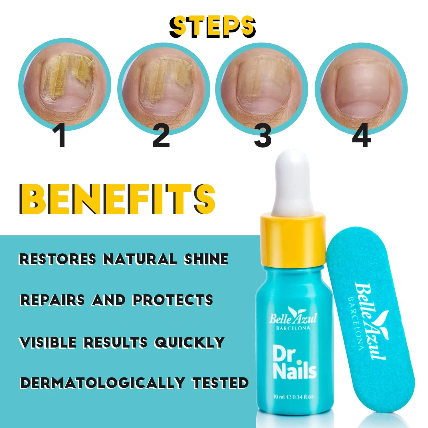 Средство от грибка ногтей Belle Azul Dr. Nails Belle Azul — фото 2