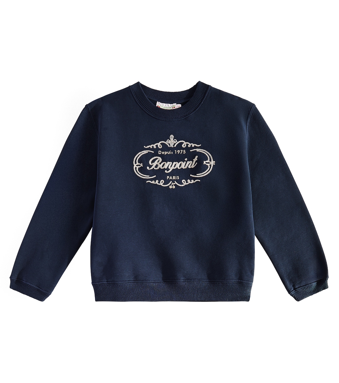 

Хлопковая толстовка Tayla Bonpoint, темно-синий