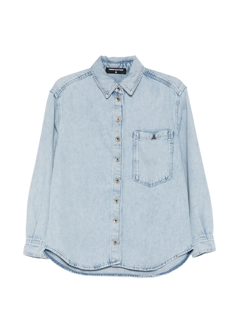 

Рубашка с длинными рукавами на пуговицах Patrizia Pepe, синий