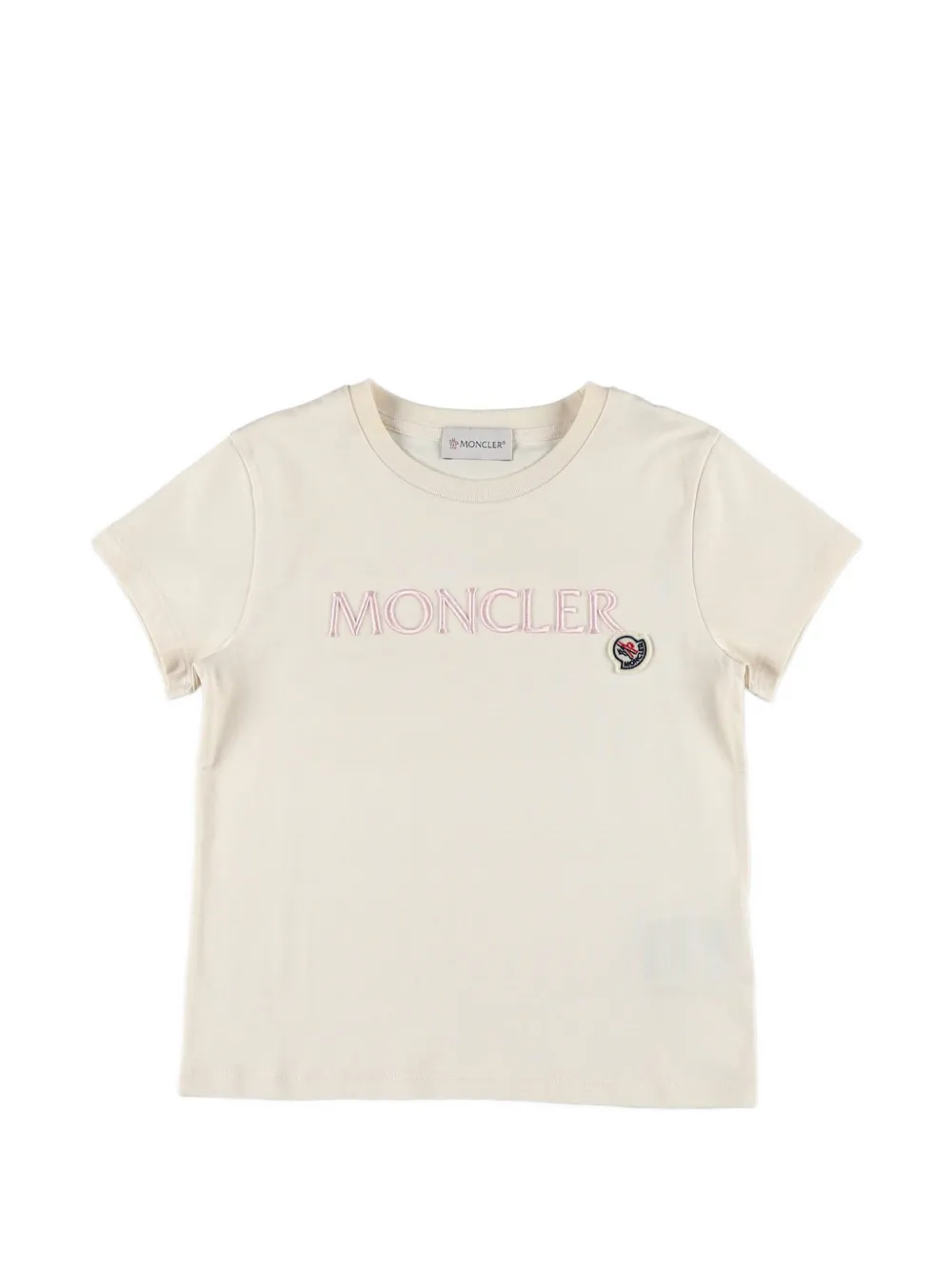 

Футболка с логотипом Moncler Enfant, белый