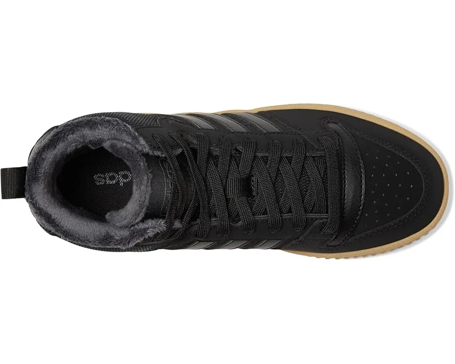 Кроссовки Adidas Kids Break Start Mid Top Shoes (Big Kid), Black/Carbon/Gum — фото 2