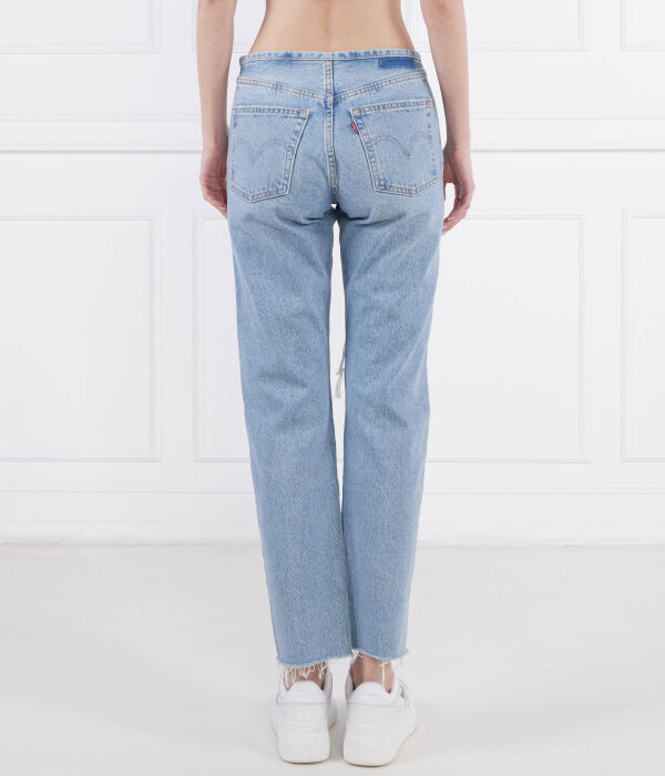 Джинсы 501 мини талия Straight fit Levi'S, синий — фото 4
