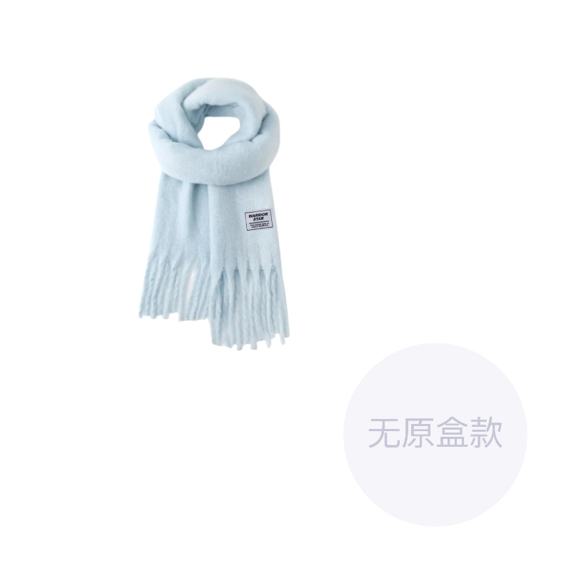 

Шарф из полиэстера вязаный для женщин WARRIOR, светло-синий