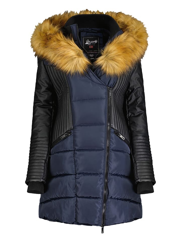 

Пальто Geographical Norway Ausmose, темно-синий