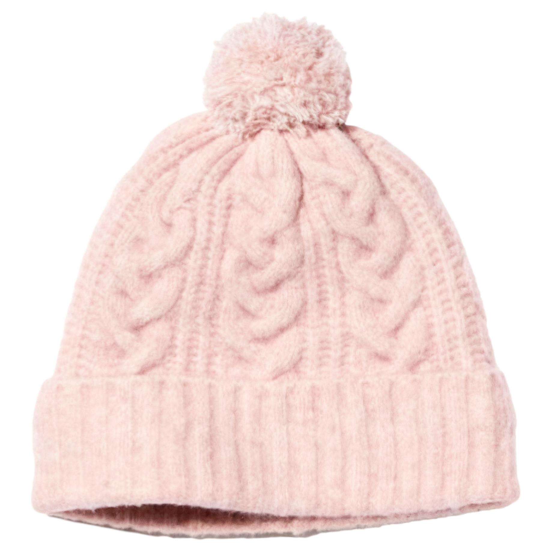 

UNIQLO Детская акриловая шапка-бини Ivory/Gray/Pastel Pink