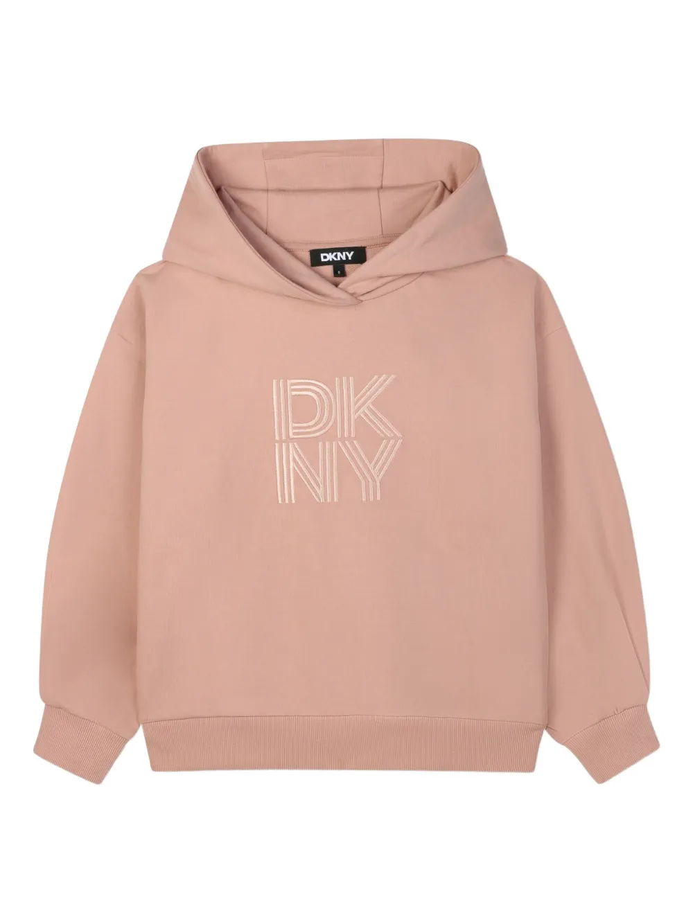 

Худи с вышитым логотипом Dkny Kids, розовый