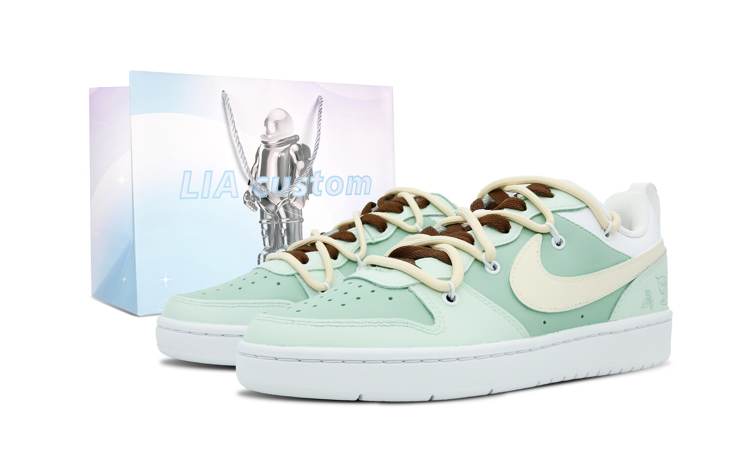 

Женские кроссовки для скейтбординга Nike Court Borough, Light Green