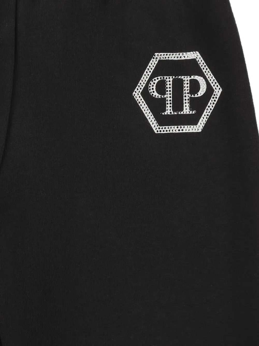Спортивные брюки с логотипом Philipp Plein Junior, черный — фото 3