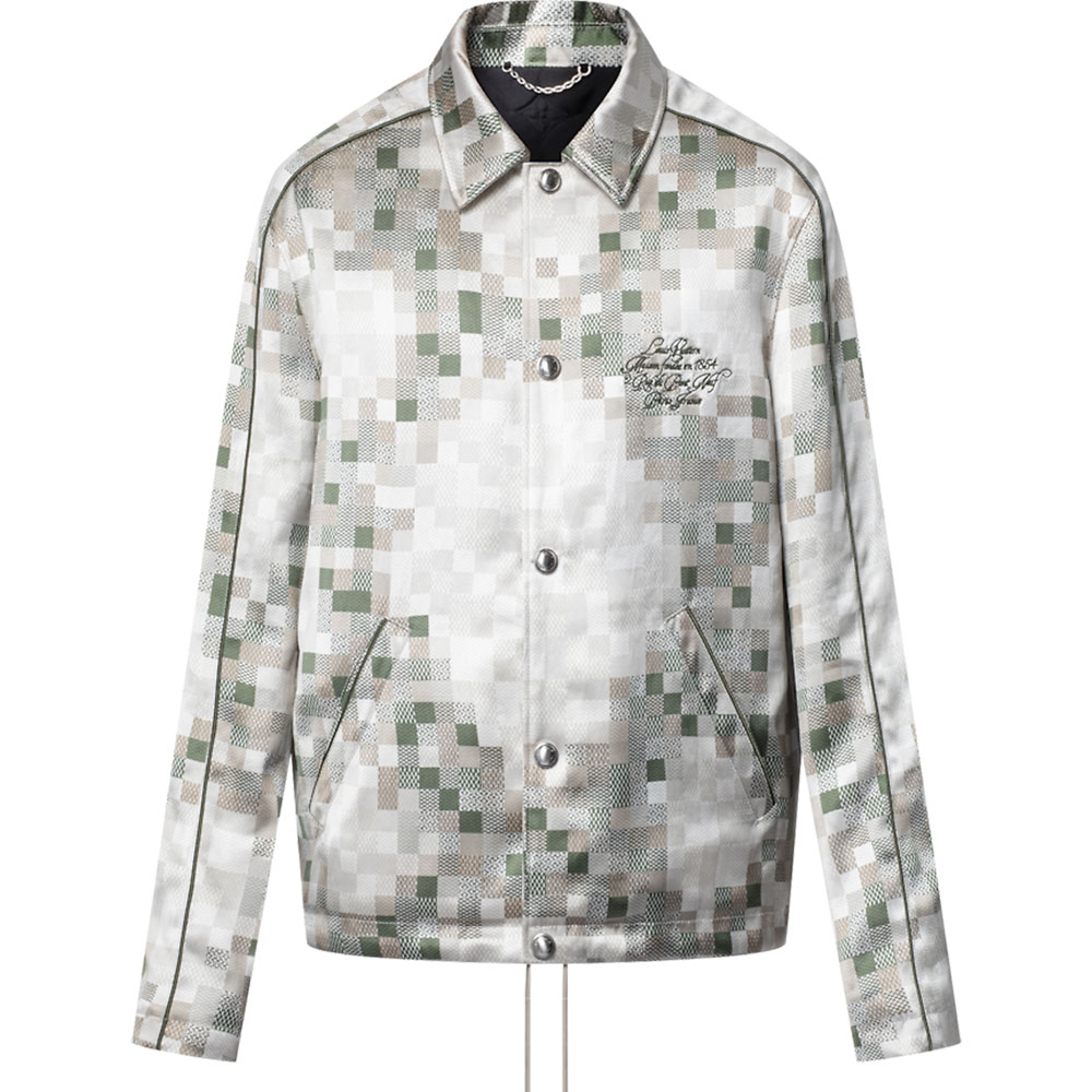 

Куртка тренера с графическим принтом Louis Vuitton, cyan