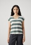 

Футболка с принтом VMKAISA V NECK Vero Moda, зеленый