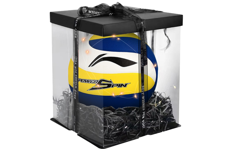 

Волейбольный мяч LiNing PU, размер 5, унисекс, сине-желто-белый