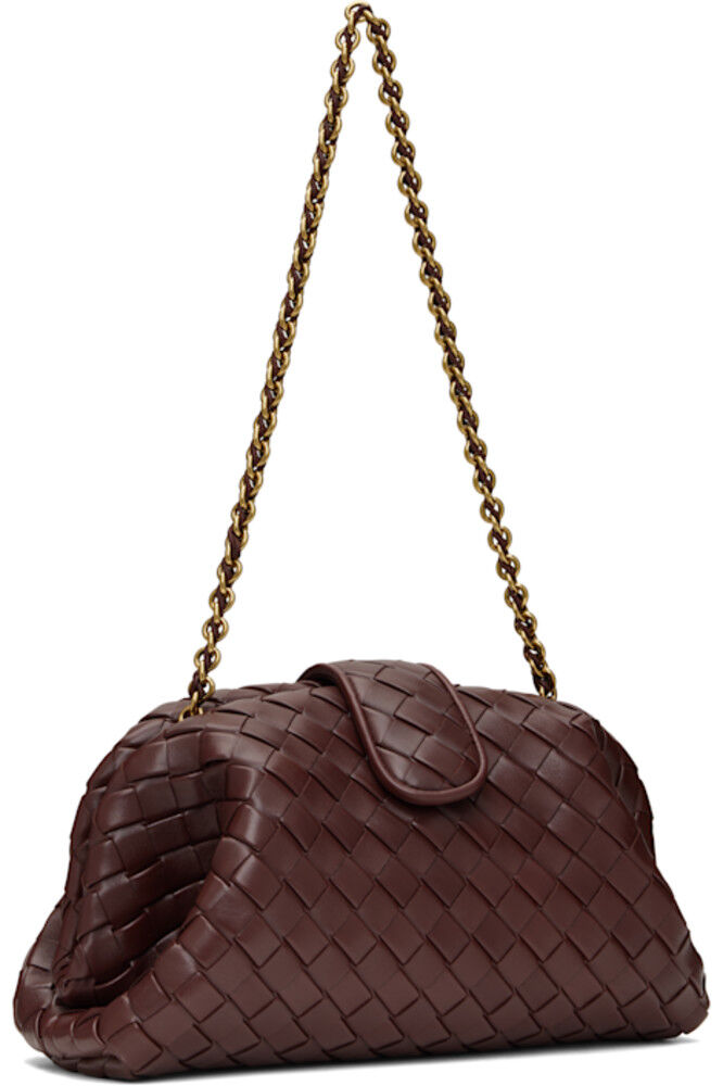 Клатч Lauren 1980 бордового цвета Bottega Veneta — фото 2