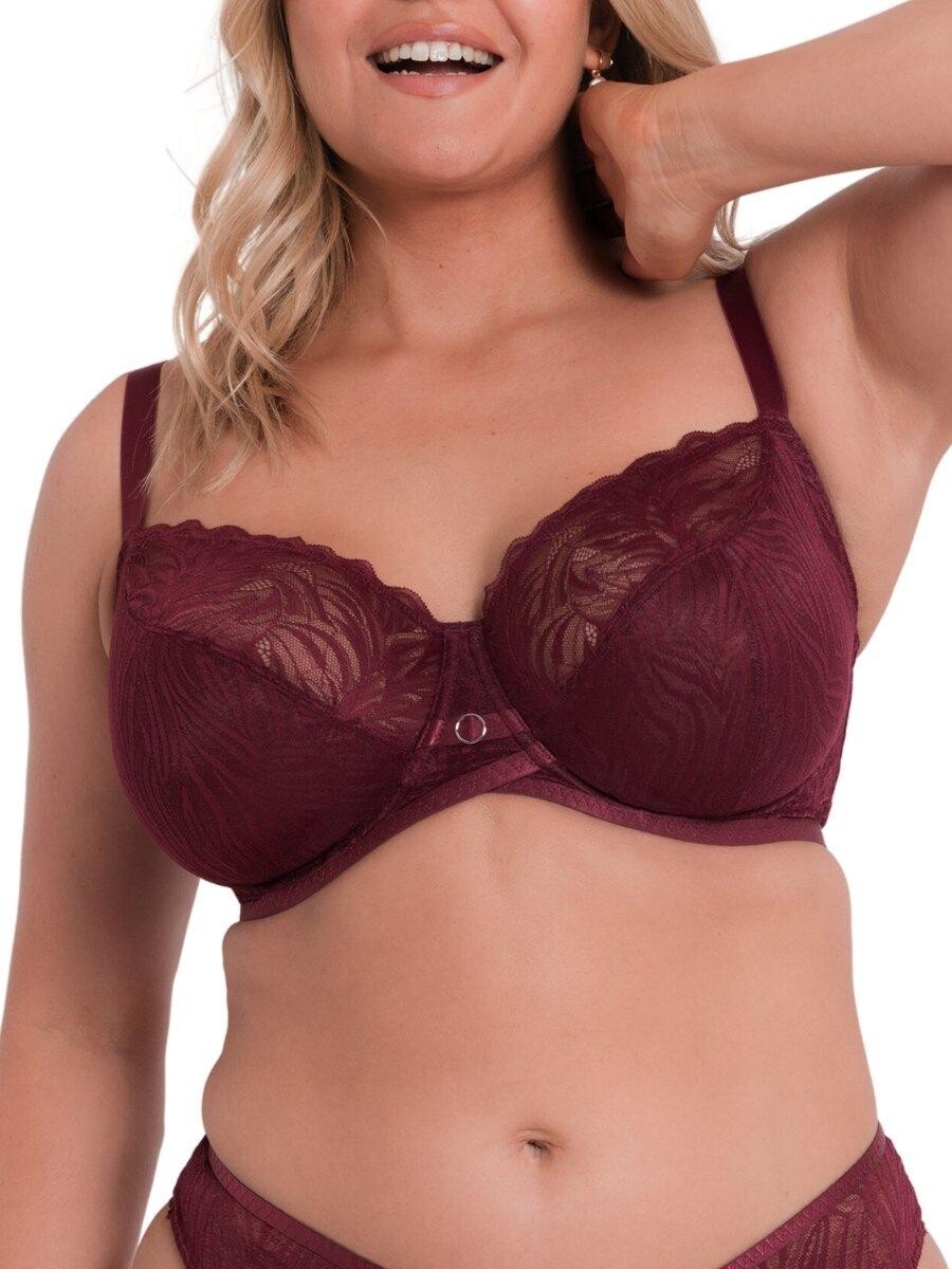 

Кружевной бюстгальтер Daze Balcony Curvy Kate, красный