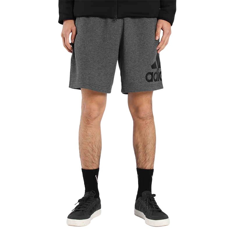 Повседневные шорты мужские тёмно-серые Adidas — фото 2