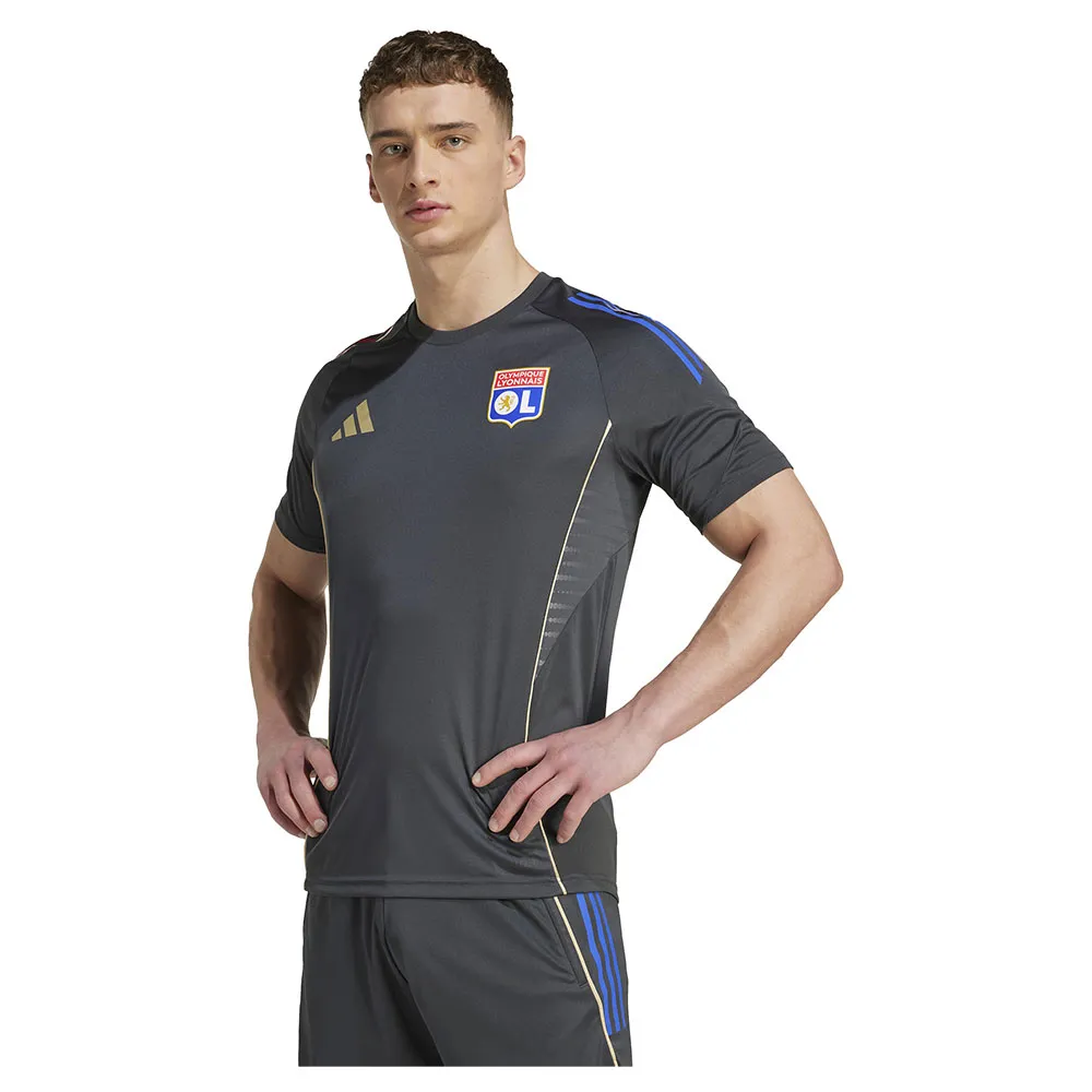 

Футболка с коротким рукавом adidas Olympique Lyonnais Tiro 25/26 Competition training, черный